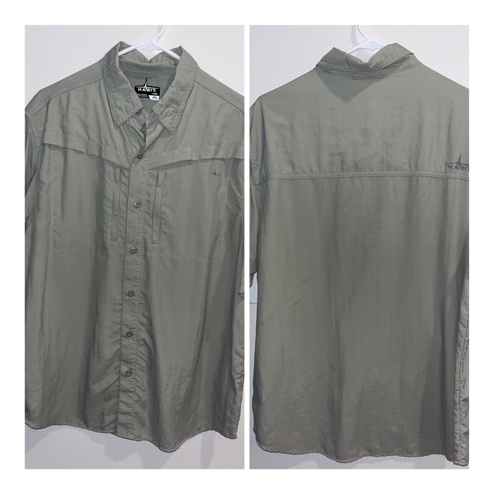 Habit Hunter Green Fishing shirt - Men’s M